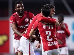 הפועל באר שבע שייטה לניצחון (מאור אלקסלסי) (צילום: ספורט 5)