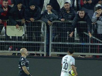 נדיר ירק לעבר אוהדי סכנין והורחק