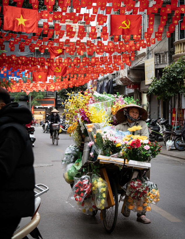 וייטנאם אישה אופניים