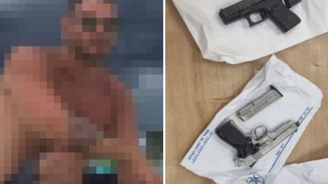 העבריין, האקדחים שנתפסו העבריין, האקדחים שנתפסו