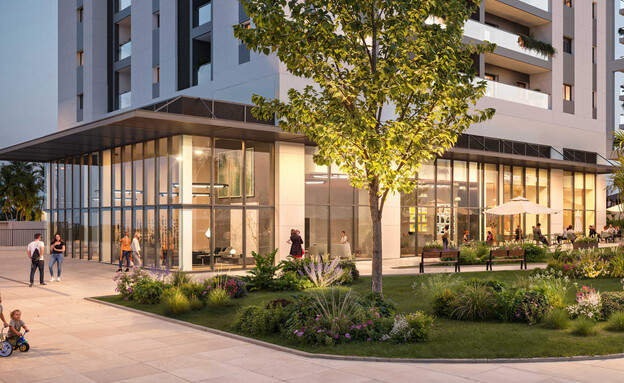 מבט לשדרת הקניות והפנאי MALA