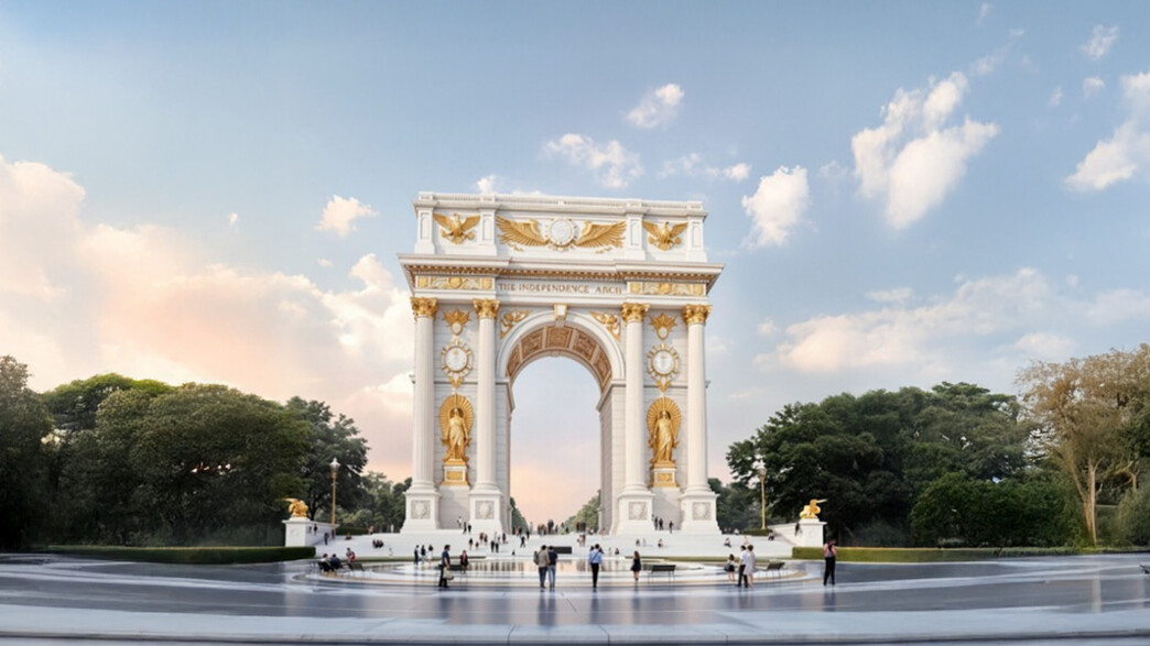 שער הניצחון המתוכנן בוושינגטון שער הניצחון המתוכנן בוושינגטון