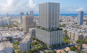 הדמיה של מגדל האשפוז החדש באיכילוב (הדמיה: זרחי אדריכלים/ studio pez )