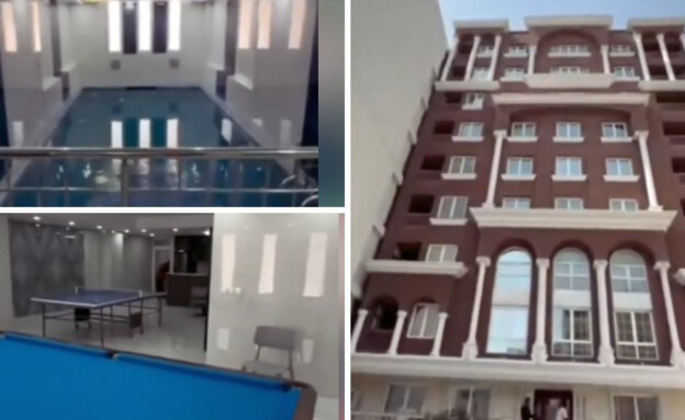 הבניין בבנדר עבאס - לפני (צילום: אינסטגרם)