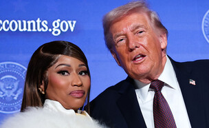ניקי מינאז', דונלד טראמפ (צילום: Win McNamee/Getty Images)