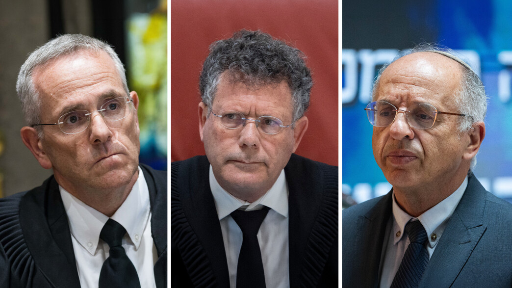 השופט סולברג, נשיא העליון עמית והשופט מינץ השופט סולברג, נשיא העליון עמית והשופט מינץ