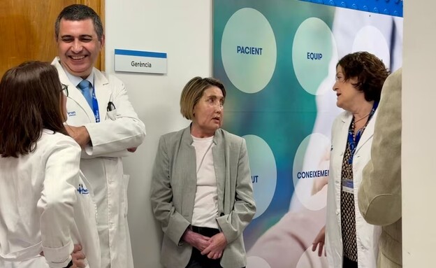 כרמה, האישה שקיבלה תרומת פנים להשתלה בספרד (צילום: רויטרס)