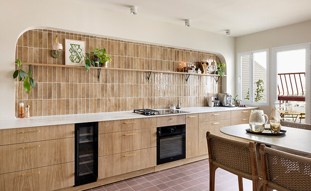 דירת הרופאים בראשלצ מטבח עיצוב ורד בונפיליולי 