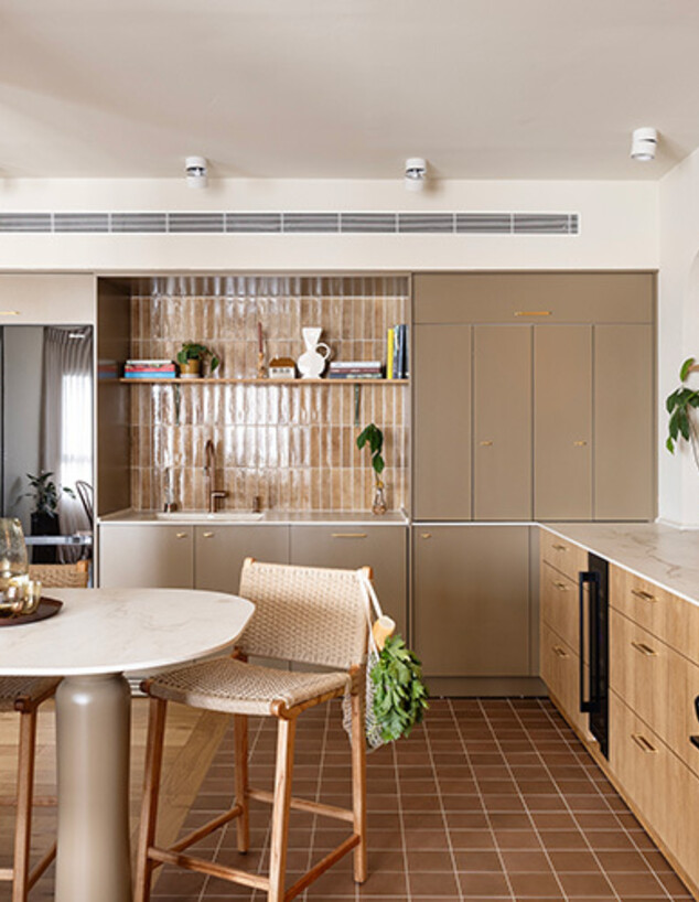 דירת הרופאים בראשלצ מטבח עיצוב ורד בונפיליולי 