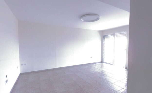 דירת הרופאים בראשלצ לפני סלון לפני שהפך למטבח