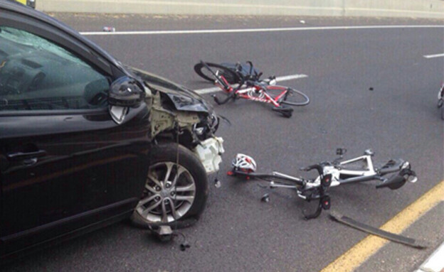 11 רוכבי אופניים נפגעו