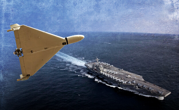 כטב"ם איראני, נושאת המטוסים של ארה"ב לינקולן
