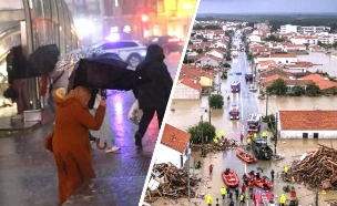 סופה לאונרדו ספרד פורטוגל (צילום: לפי סעיף 27א' לחוק זכויות יוצרים)