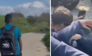 התקיפה בסח'נין (צילום: רשתות חברתיות לפי סעיף 27 א')