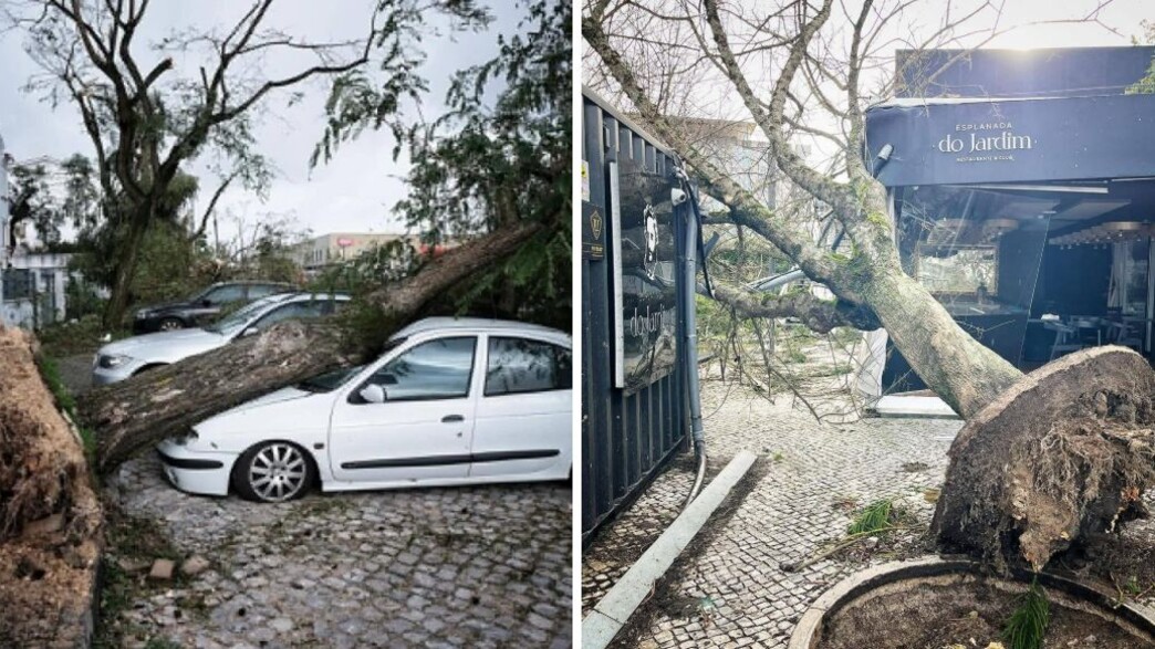 סערה בפורטוגל