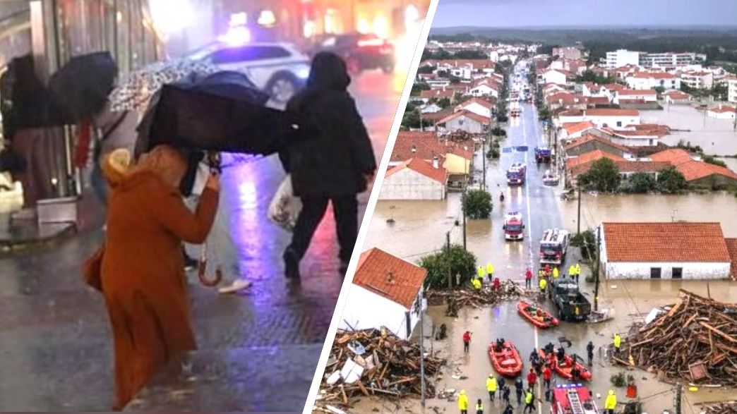 סופה לאונרדו ספרד פורטוגל