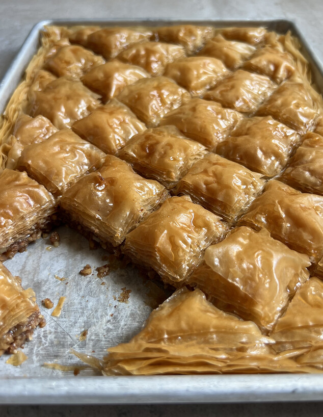 בקלאווה. מהקינוחים היותר חגיגיים