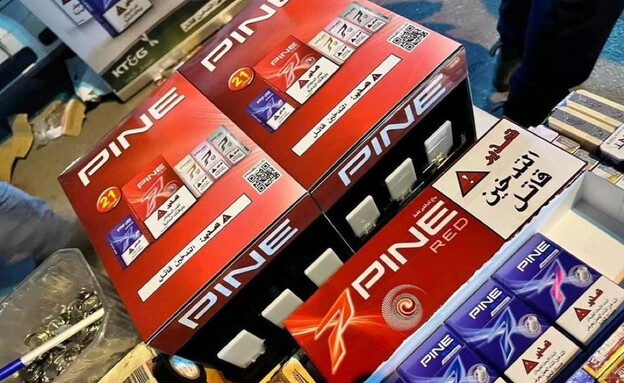 סיגריות שהוברחו לעזה