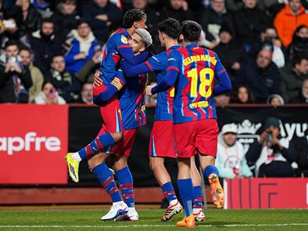 נמנעה מהפתעה: 1:2 לברצלונה על אלבסטה