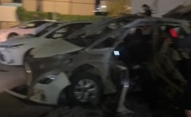 זירת פיצוץ הרכב בקריית ים