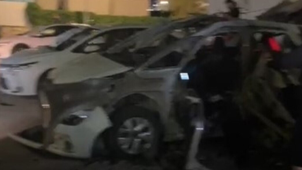 זירת פיצוץ הרכב בקריית ים