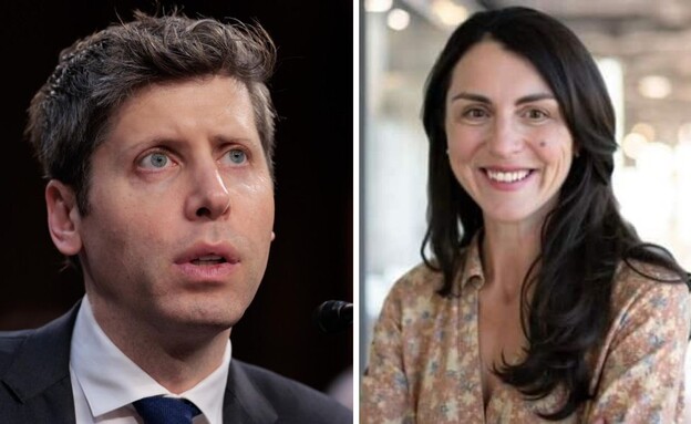 סם אלטמן, מנכ"ל OpenAI, וקייט רוץ' סמנכ"ל שיווק