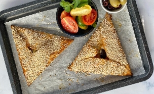 סמבוסק טורטייה מהיר (צילום: רון יוחננוב, mako אוכל)