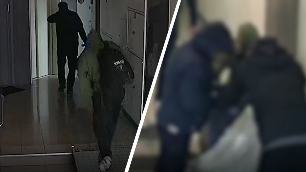 תיעוד הפריצה לדירה