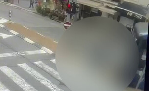 תיעוד התאונה ברמת גן (צילום: לפי סעיף 27 א')