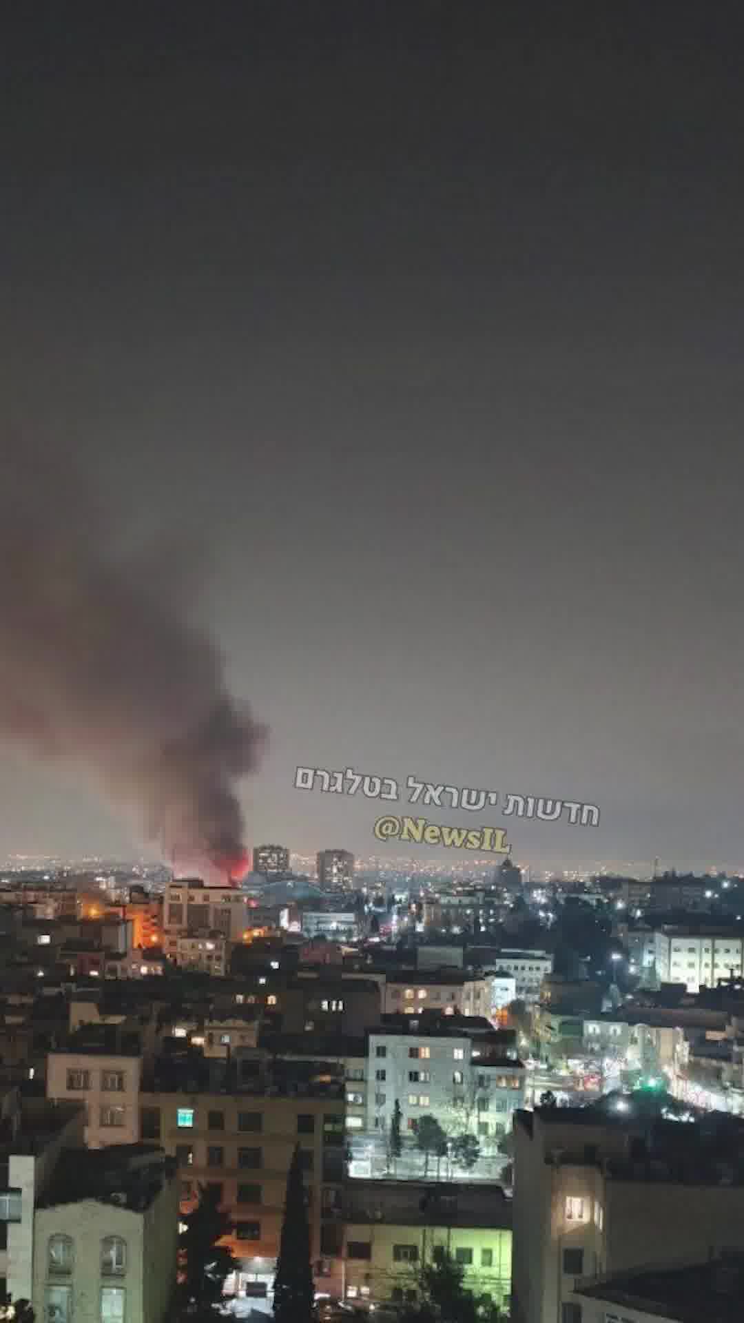  דיווח מטהרן על שריפת המטה המשולב של משמרות המהפכה