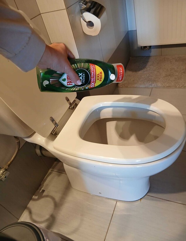 סבון כלים לשירותים