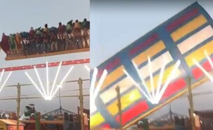 האסון ביריד בהודו (צילום: מתוך הרשתות החברתיות לפי סעיף 27א' לחוק זכויות יוצרים)