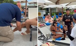 הקטטה בתיאלנד (צילום: באדיבות המצלם)