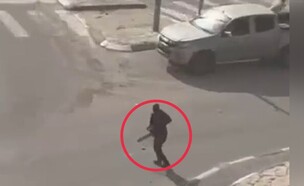 הקטטה באופקים (צילום: רשתות חברתיות לפי סעיף 27א)