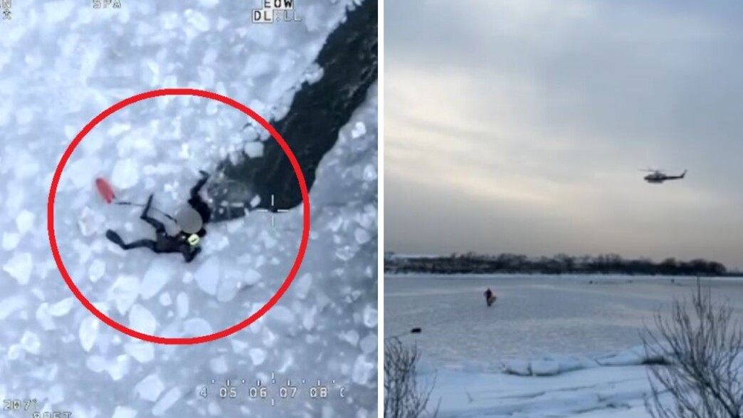 נערים חולצו מהקרח