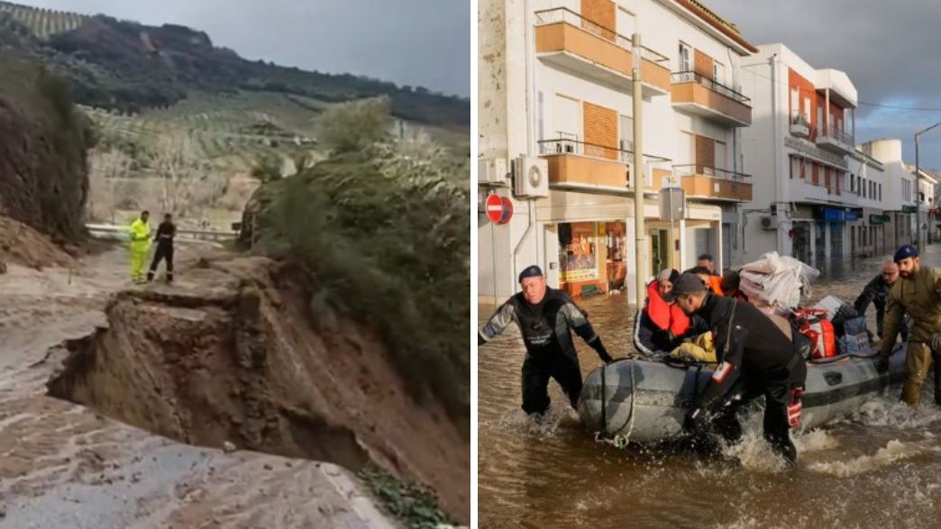 ספרד ופורטוגל סופה מרתה
