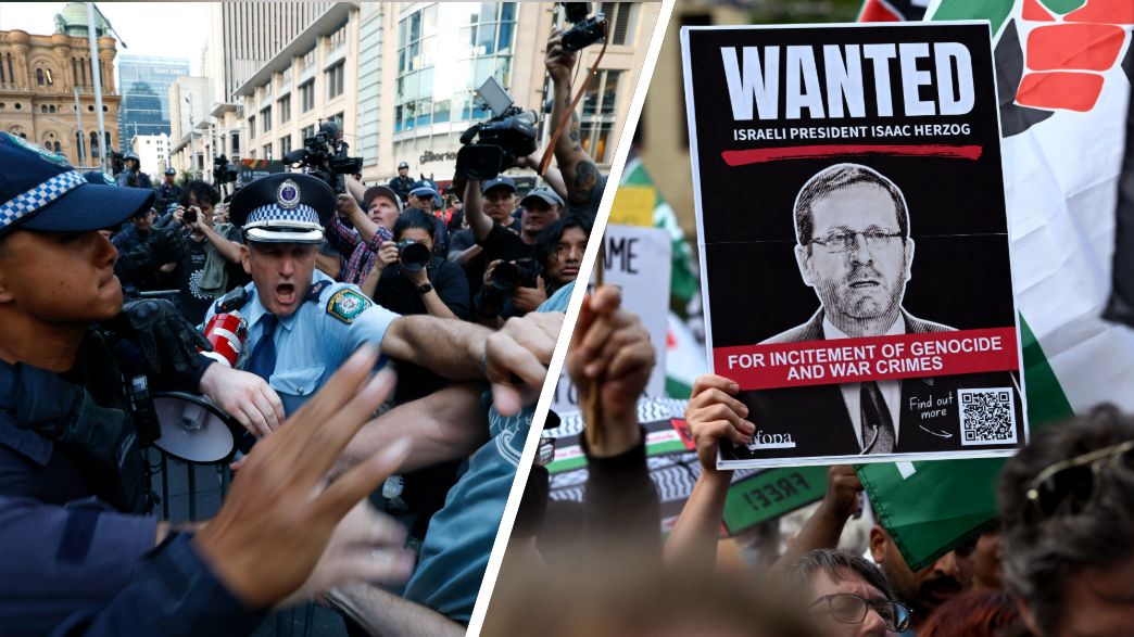 מחאות יצחק הרצוג אוסטרליה