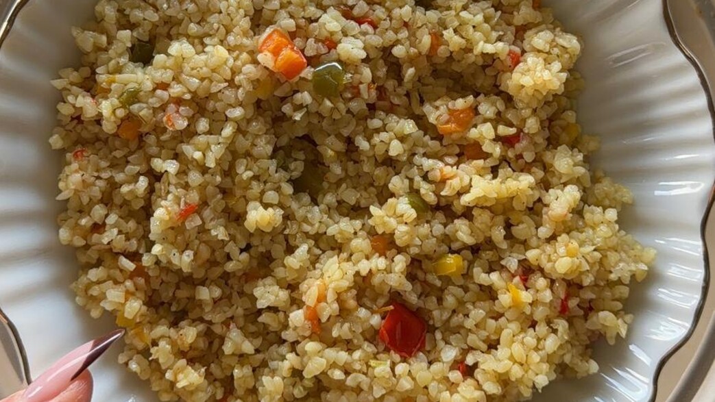 בורגול עם ירקות 