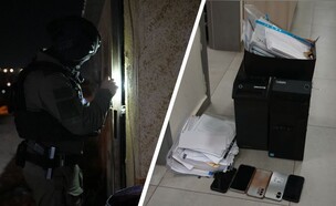 מעצר זייפן הדרכונים (צילום: דוברות המשטרה)