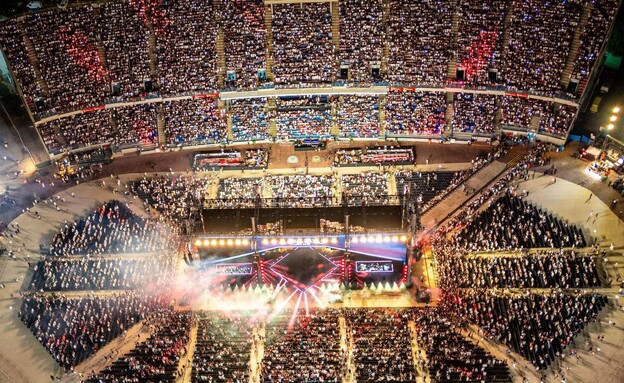 עומר אדם, אצטדיון רמת גן (צילום: עמרי סילבר)