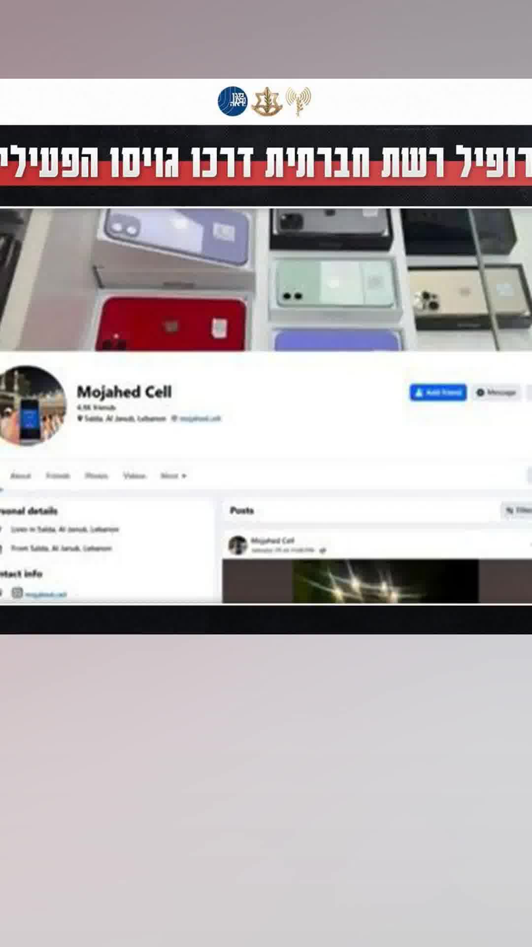 סוכלה תשתית טרור בשומרון שהופעלה ע"י לבנון - הוכוונו לצלם יישוב בשומרון ולהתאמן לבצע פיגוע