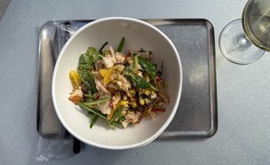 סלט מלפפונים וייטנאמי עם עוף. ימה. ביג פאשן גלילות (צילום: לין לוי, mako אוכל)