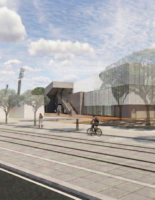 מתחם הבריכות האולימפי במרכז הספורט הלאומי בהדר יוס