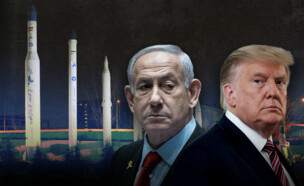 בנימין נתניהו ודונלד טראמפ (צילום: יונתן זינדל, פלאש 90, Reuters)