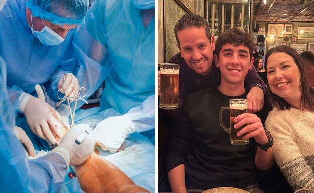 ההורים יעל ומורן והבן עידן אופגנג 