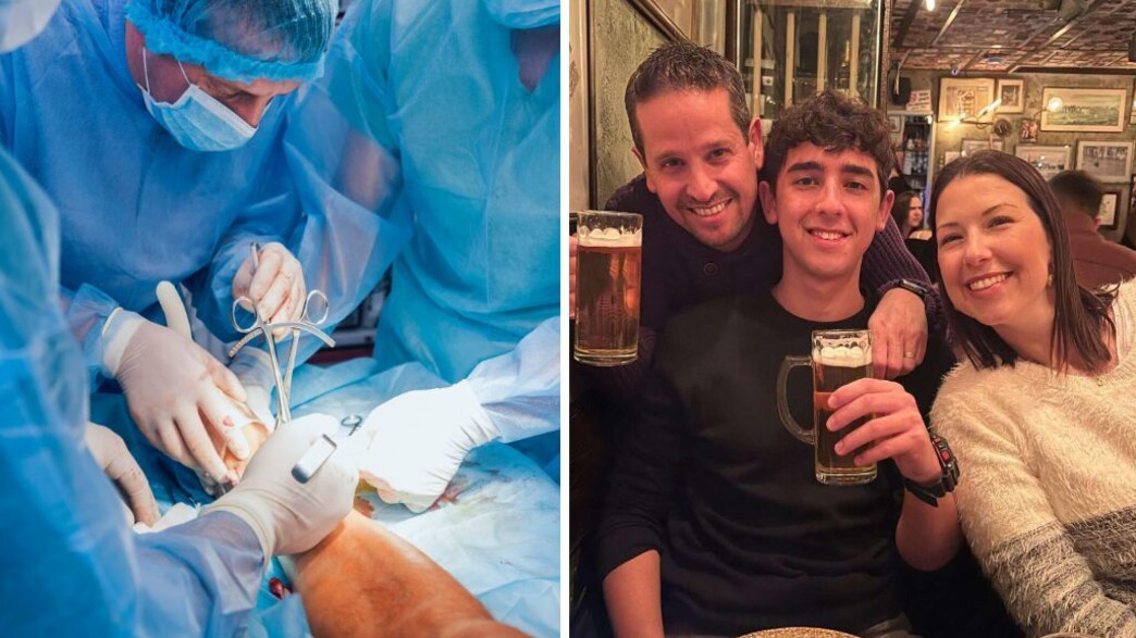 ההורים יעל ומורן והבן עידן אופגנג 