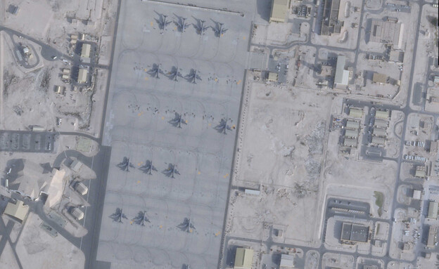 המטוסים האמריקניים בבסיס בקטאר