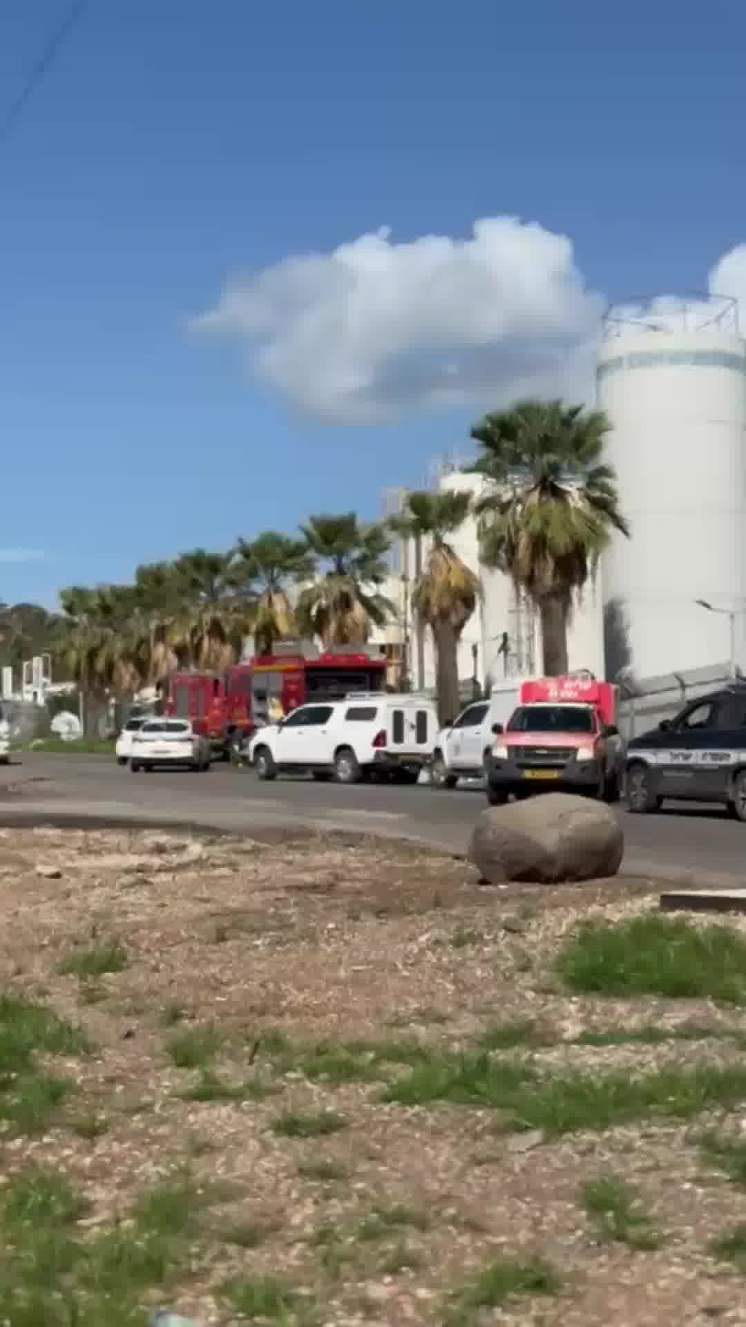 תיעוד נוסף מאירוע דליפת האמוניה במחלבת תל יוסף של תנובה שבאזור התעשייה אלון תבור