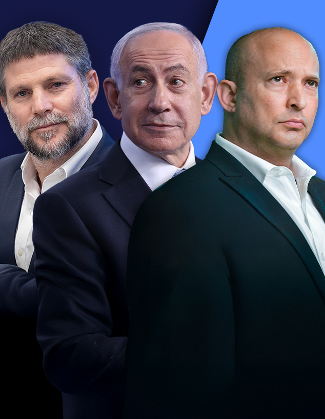 נפתלי בנט, בנימין נתניהו, בצלאל סמוטריץ'