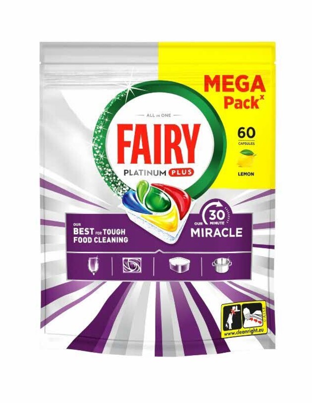 קפסולת הקסם למדיח של פיירי במארז 